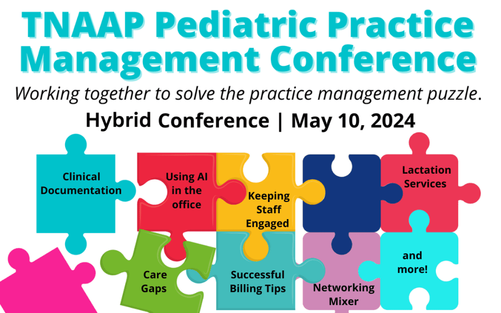 This image portrays Pediatric Practice Management Conference by TNAAP.